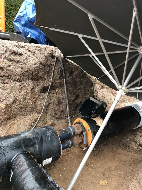 Pipelinebau Referenz